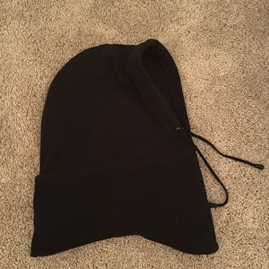 Black Hood Ski Mask